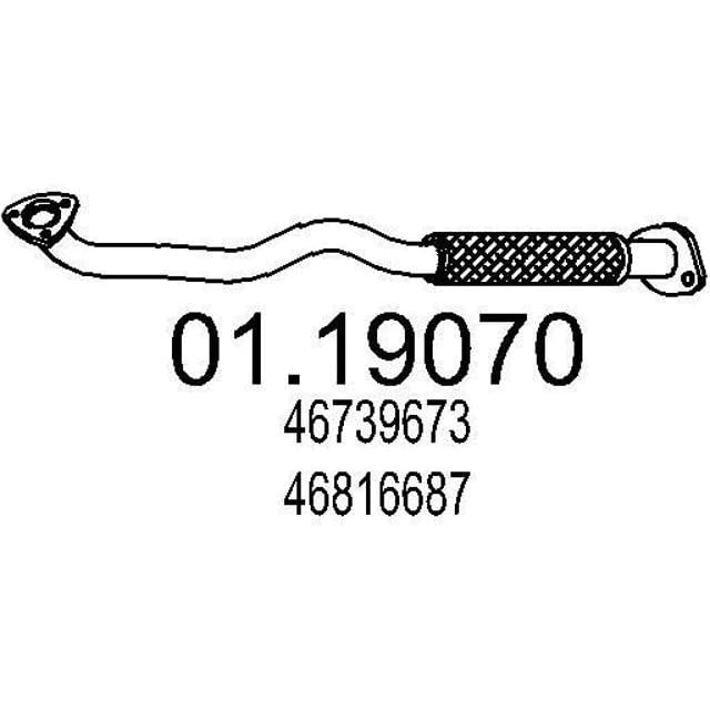 MTS Company 01.19070 Abgasrohr