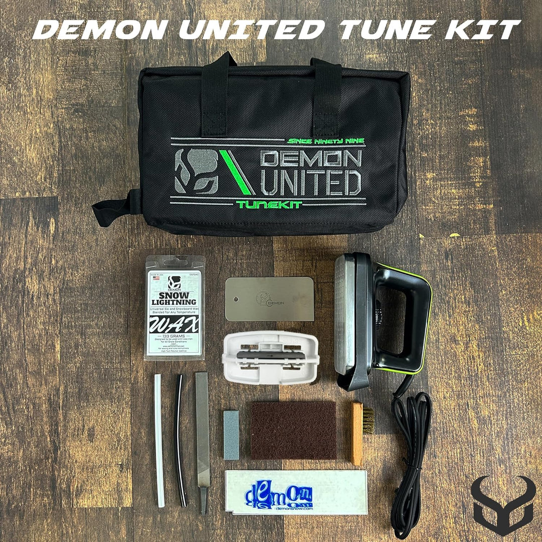 Demon komplettes Tuning-Kit mit Wachs, für Skier und Snowboards