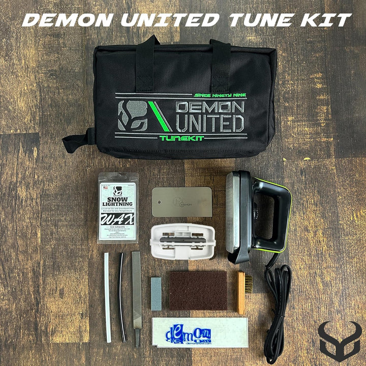 Demon komplettes Tuning-Kit mit Wachs, für Skier und Snowboards