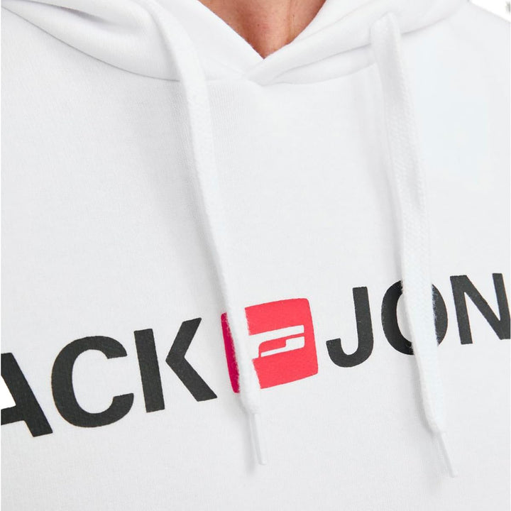 JACK & JONES Male Kapuzenpullover Logo Kapuzenpullover M Weiss (3251233), M Weiß (3251233)