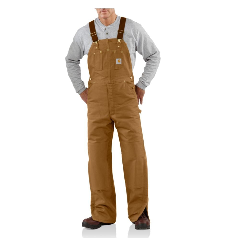 Carhartt Herren Latzhose 30W / 32L dunkelbraun, 30W / 32L dunkelbraun