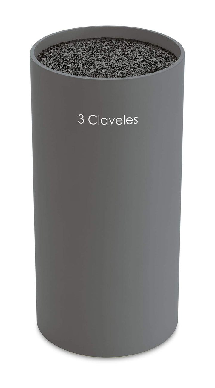 3 CLAVELES 1712 - Leerer Universalmesserblock, Farbe grau Gris, Gris