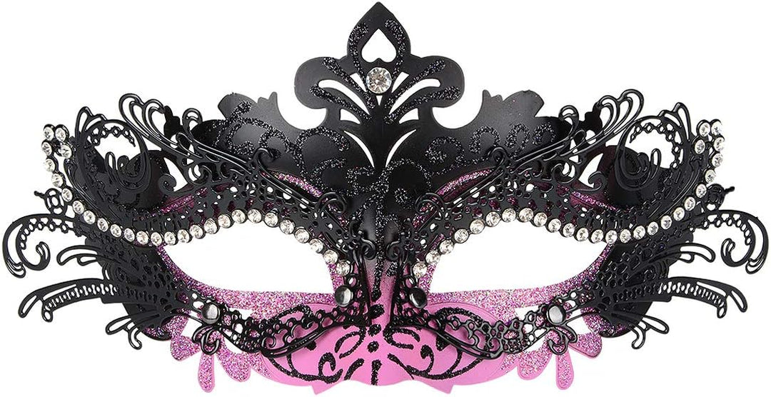 Hoshin Maskerade Maske, Karneval Dekorationen Venezianische Masken für Frauen (Lila &amp; Schwarz) Einhe