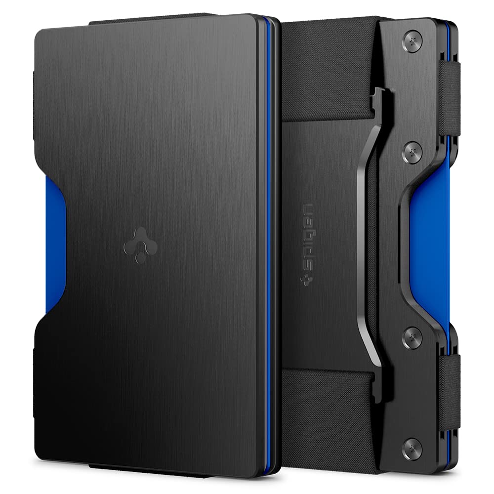 Spigen Wallet S Kreditkartenetui mit RFID NFC Schutz Portemonnaie für bis zu 12 Karten Geldbeutel Ka