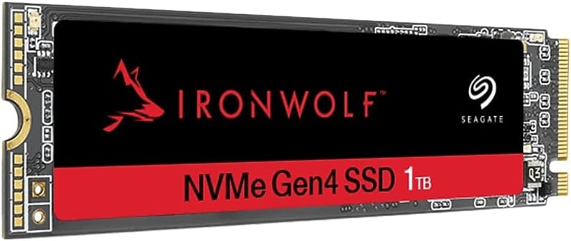 Seagate IronWolf 525 SSD 1TB, interne SATA SSD, NAS, bis zu 5000 Mb/s, PCIe Gen 4, inkl. 3 Jahre Res