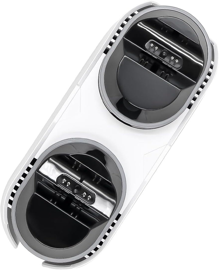 POFET PS5 Schnellladestation für PS5 DualSense Controller Ladestation mit RGB-LED-Lichtanzeigen, Tri