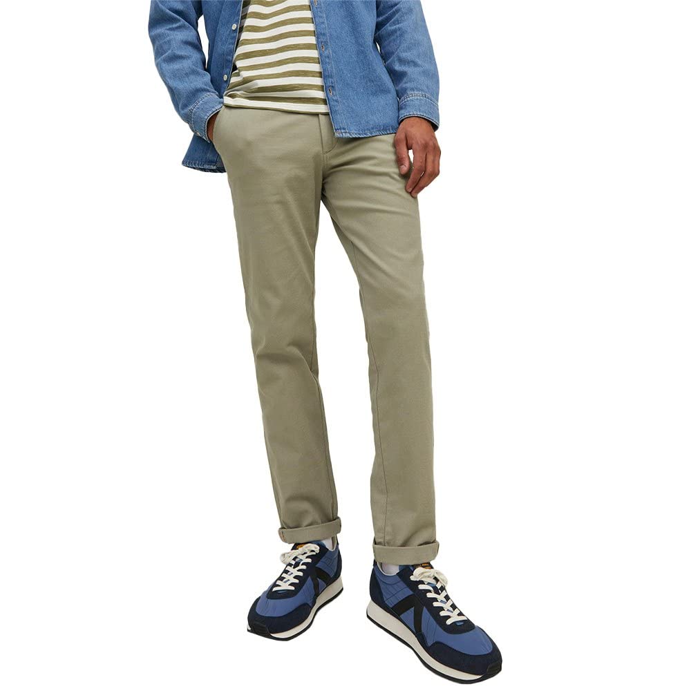 JACK & JONES Herren Chino Hose Jpstmarco Jjfury AKM Noos 29W / 34L Tea, 29W / 34L Tea
