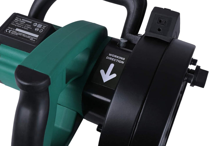 VONROC Mauernutfräse Schlitzfräse Laser mit Absaughaube - Mauerfräse 1700W - Schlitzmaschine für 150