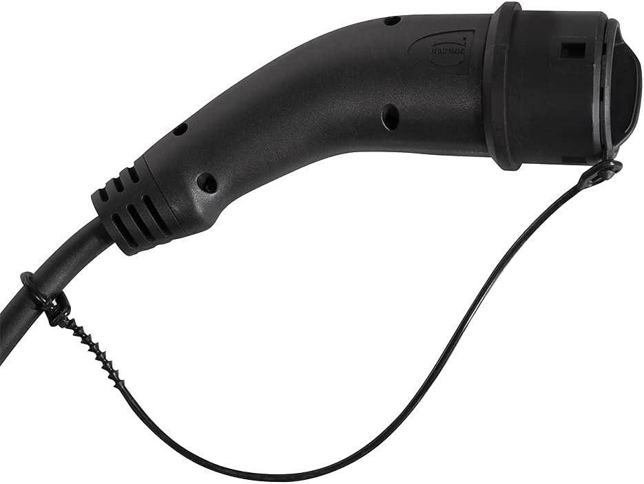 Harting EVC0112 - E-Auto-Ladekabel Typ 2, spiral, 3-phasig, 32 A, 22 kW, 5 m/ZERTIFIZIERTES KABEL, S