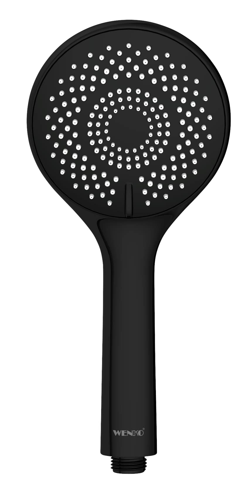 WENKO Wasserspar Duschkopf Watersaving, Handbrause mit Wasserspar-System, 3 Strahlarten, Ø 11 cm, AB