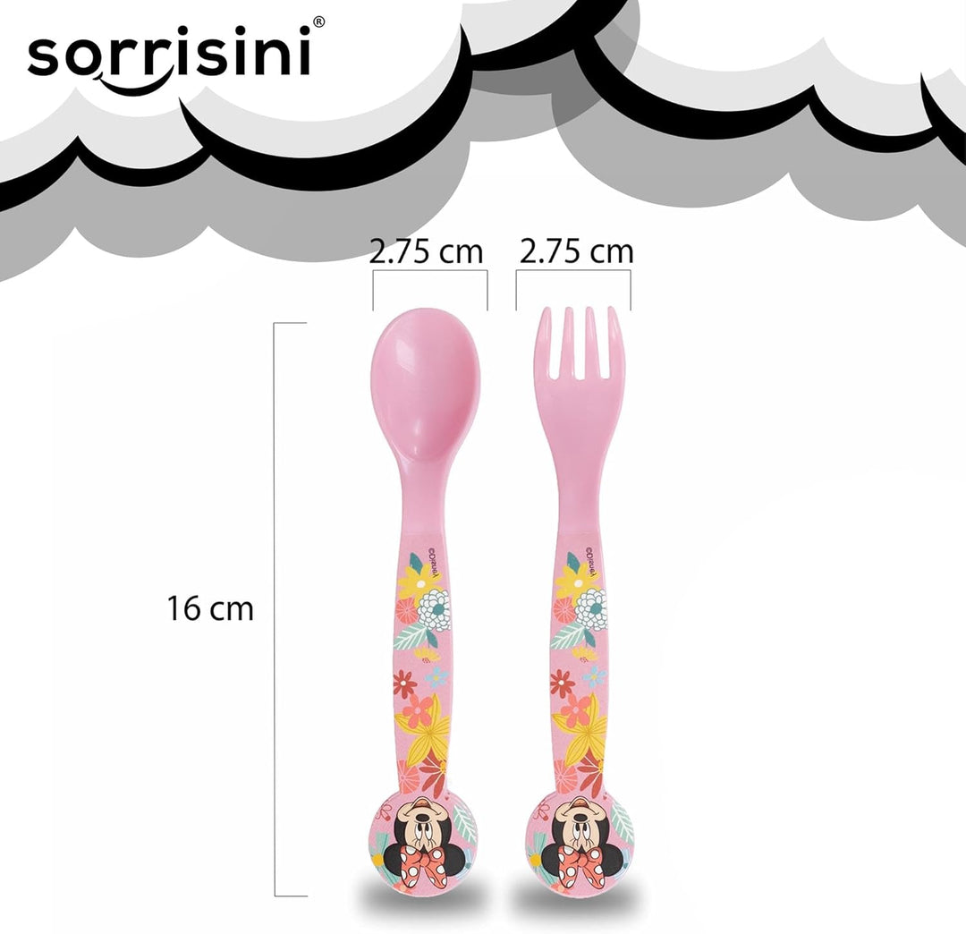 Sorrisini Kindergeschirr set, Wiederverwendbares Babygeschirr Set, Kinder Essgeschirr, Microwaveable
