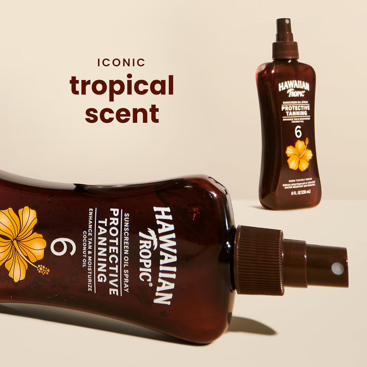 Hawaiian Tropic Dark Tanning Oil SPF#6 Pump (Körpersonnenschutz)