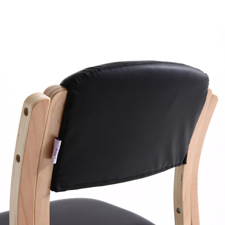 Teqler Besucherstuhl schwarz, T-135663