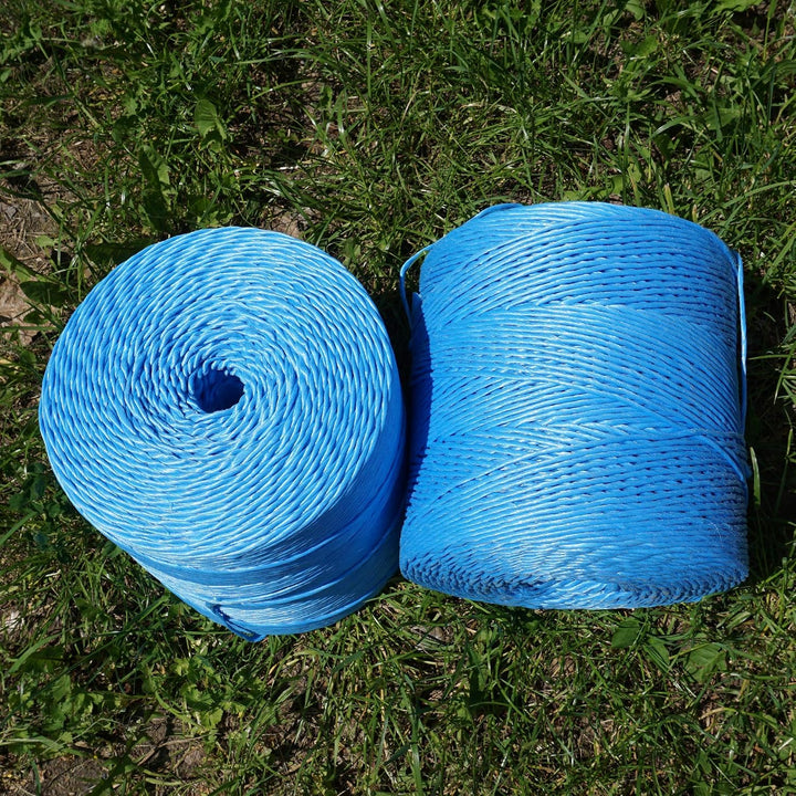 Pressengarn 400, 2 x 5 kg, Bindegarn, Erntegarn, Kunststoffgarn, Kordel, Blau