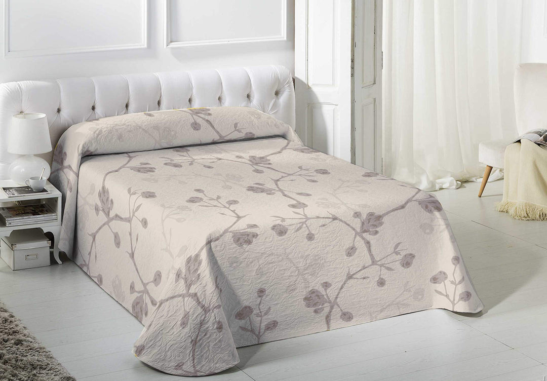 VIALMAN Leichte Tagesdecke Sofia 20, beige, 180 x 190 cm 180 x 190 cm Beige, 180 x 190 cm Beige