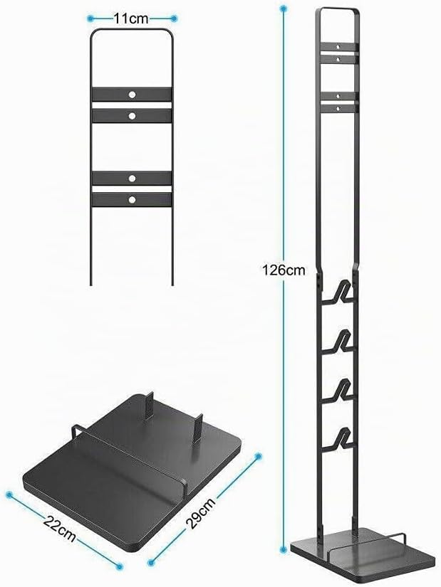 Trade-Shop Halter Ständer Bodenständer Halterung für Dyson V6 V7 V8 V10 V11 V12 V15 DC30 DC31 DC34 D