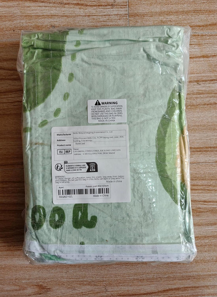 OPEYATOYS 2pc Waschbare Kleintierunterlage für Meerschweinchen, Kaninchen und Hamster - Wiederverwen