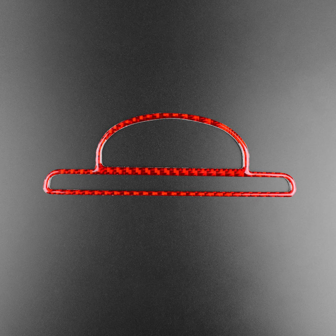 KUNGKIC Kohlefaser Auto Tachometer Dekorative Aufkleber Innenraum Carbon Fiber Speedometer Trim für