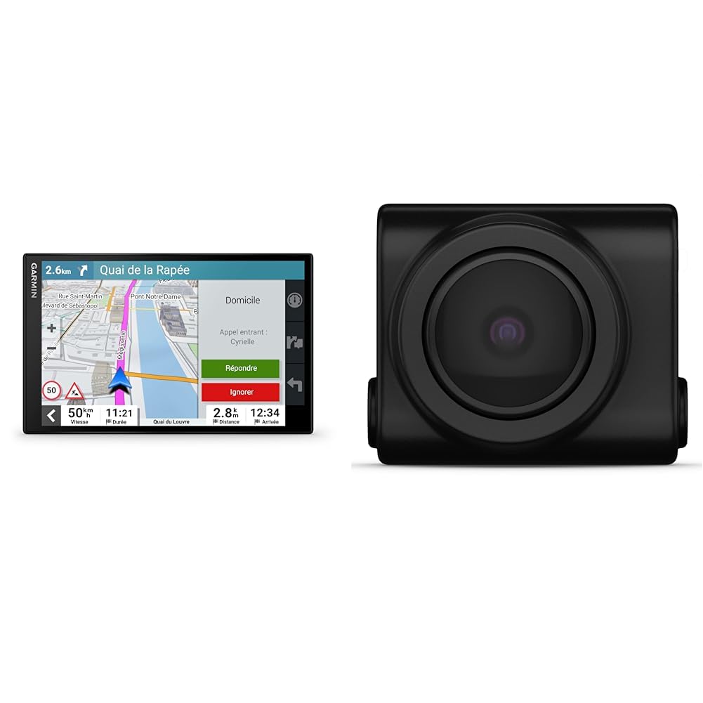 Garmin DriveSmart 86 MT-S – Navigationsgerät mit riesigem 8 Zoll (20,3 cm) &amp; BC 50 – Drahtlose Rückf