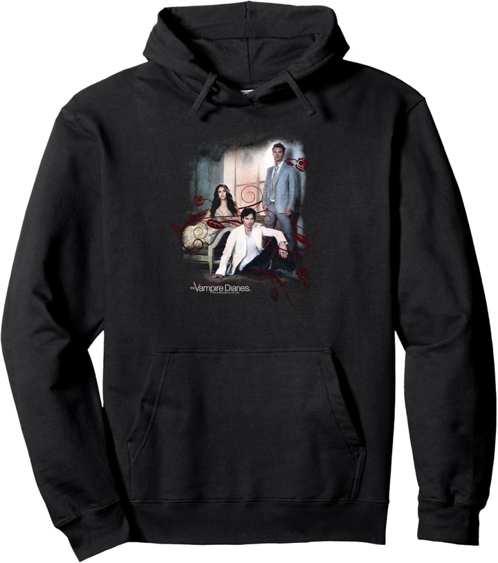 Vampire Diaries 3+1 Black Pullover Hoodie