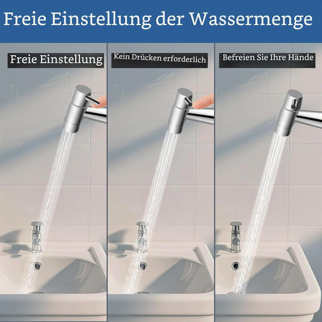 Tragbare Bidet-Dusche aus Edelstahl mit einstellbarer Wasserstrahlstärke – Handbrause Toilette Set z