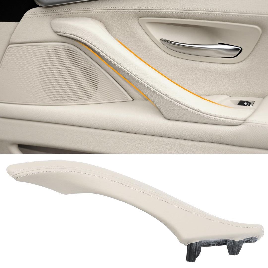 TTCR-II Kompatibel mit Türgriff BMW 5er F10/F11 Türgriff Innen Rechts Leder,Innentürgriff,Türgriffbl
