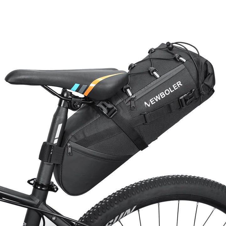 Fahrrad Satteltasche Wasserdicht, 10L Fahrradtasche Sattel Super Fester Halt, Fahrradtasche Sitztasc
