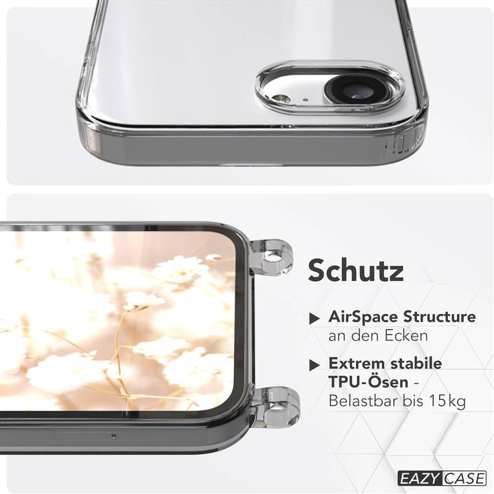 EAZY CASE Handykette - Verstellbares Taschenband kompatibel mit iPhone 17e, Schulterriemen, Handykor