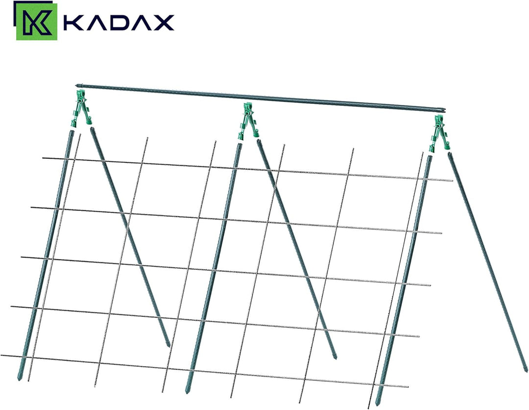 KADAX 18er Set Pflanzstab-Verbinder Ø 16 mm, Stabile Verbindung für Pflanzstäbe, Tomatenstäbe &amp; Rank