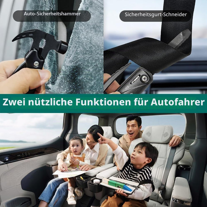 Kleine Geschenke Adventskalender Füllung 12 in 1 Multitool Camping Zubehör, Schneeflocken MultiTool,