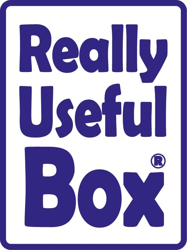 Really Useful Box Aufbewahrungsbox aus Kunststoff, 23,5 l, transparent, 3 Stück