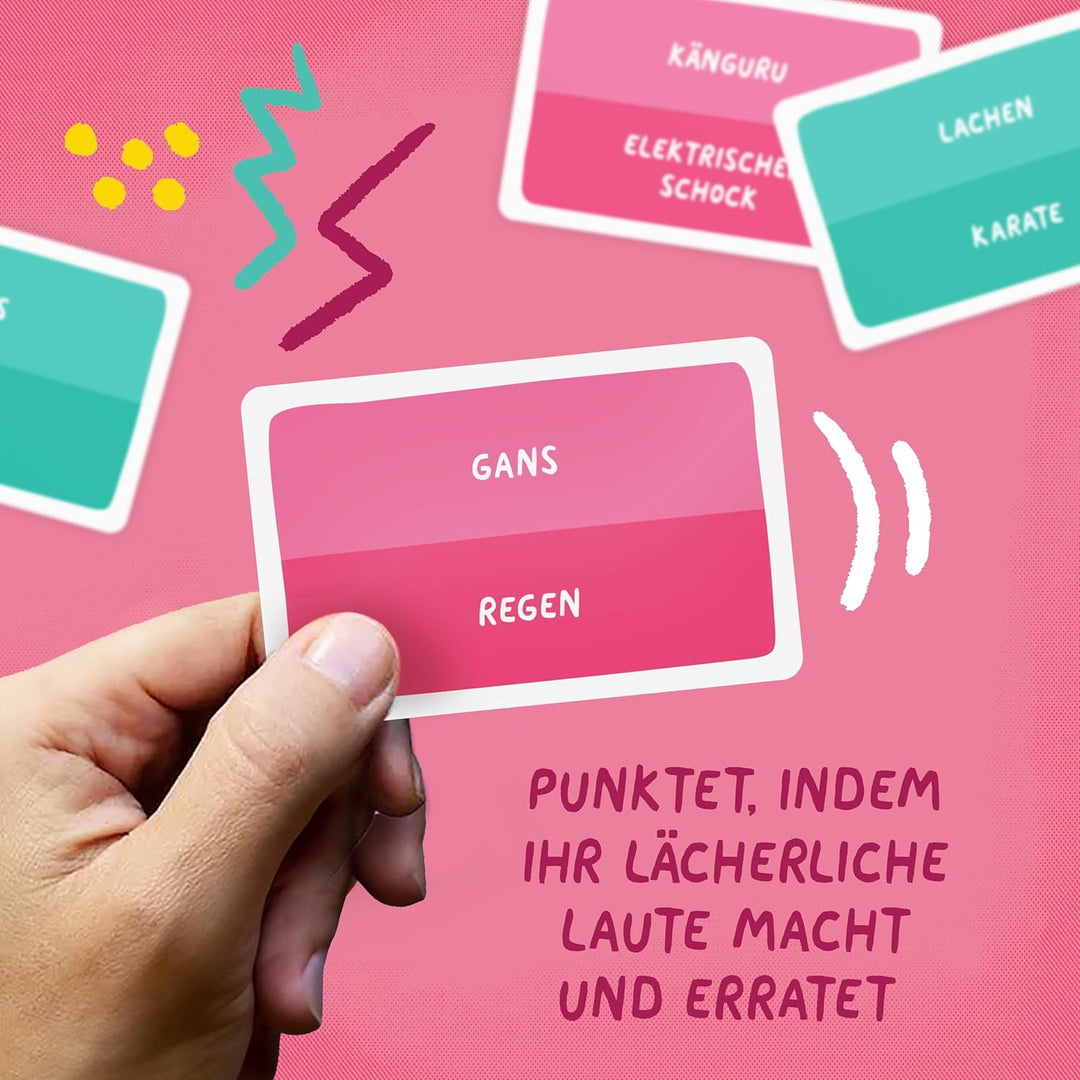 Gamely Laut & Lächerlich: Das urkomische Partyspiel der lächerlichen Laute, in Taschengrösse | Das f