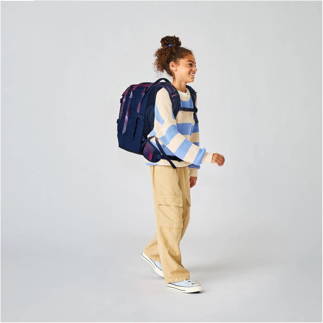 Satch Pack ab 5. Klasse ergonomisch 30L Stauraum standfest Organisationstalent Einheitsgrösse Seismi