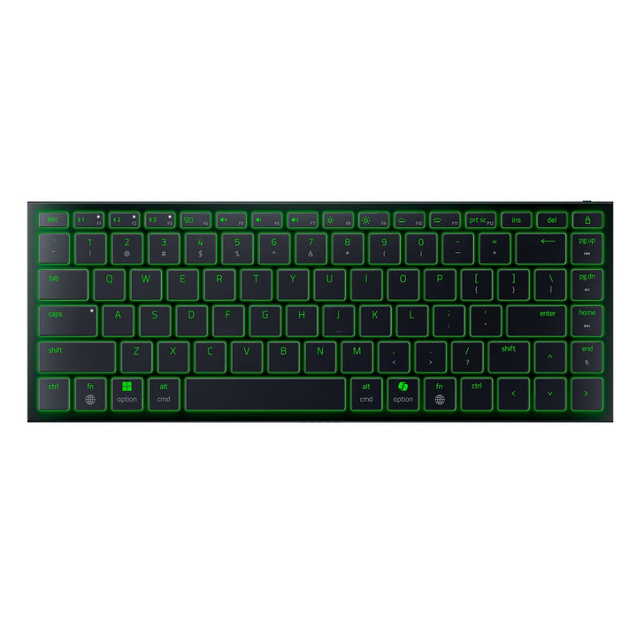Razer Joro Portable Keyboard - Kompakte kabellose Tastatur mit Hintergrundbeleuchtung - Bluetooth -