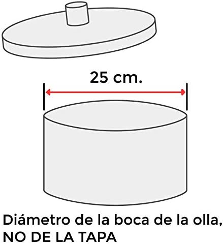 Fagor 998010019 Dichtungsring für Schnellkochtopf, Silikon, weiss, 30 x 18 x 10 cm