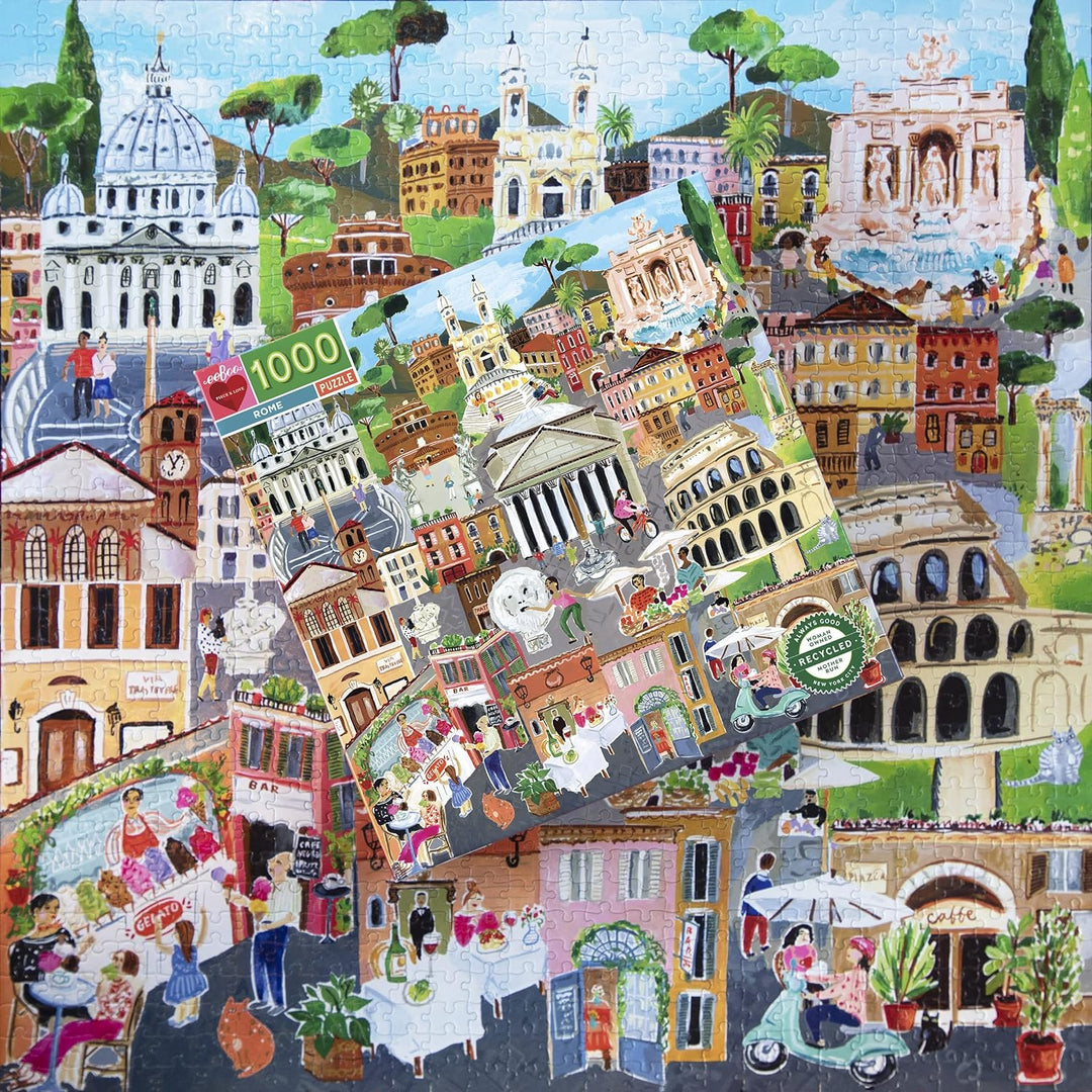 eeBoo - Puzzle 1000 pcs - Rome - (EPZTROM), Rom