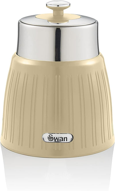 SWAN SWKA1024CN Retro-Set mit 3 Behältern, luftdichter Deckelverschluss, grosszügiges Fassungsvermög