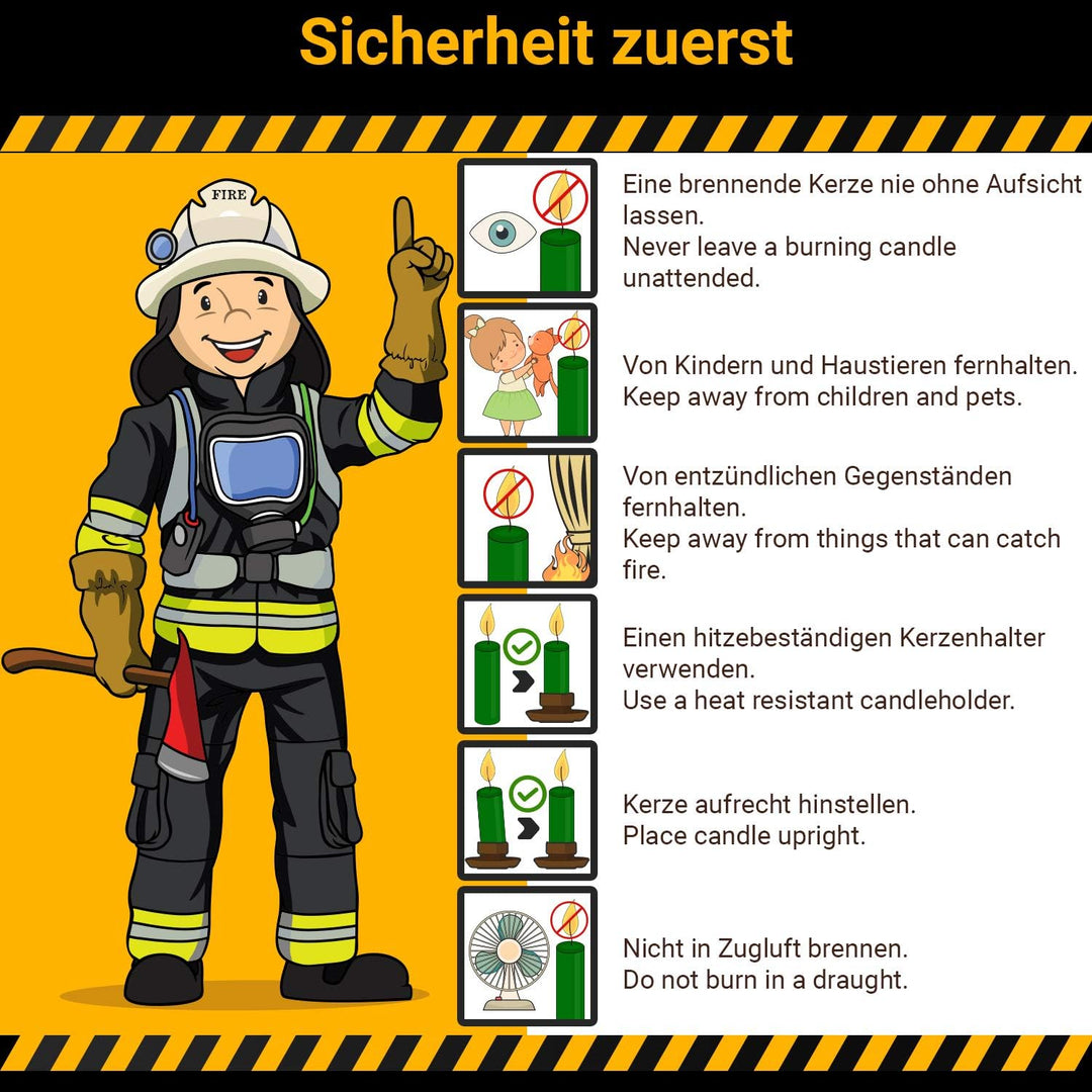 Diveevo Kirchliche Bienenwachskerzen №20-50 Stk. I hochwertige Ritualkerzen L-30,5 cm Ø-9,6 mm I 180