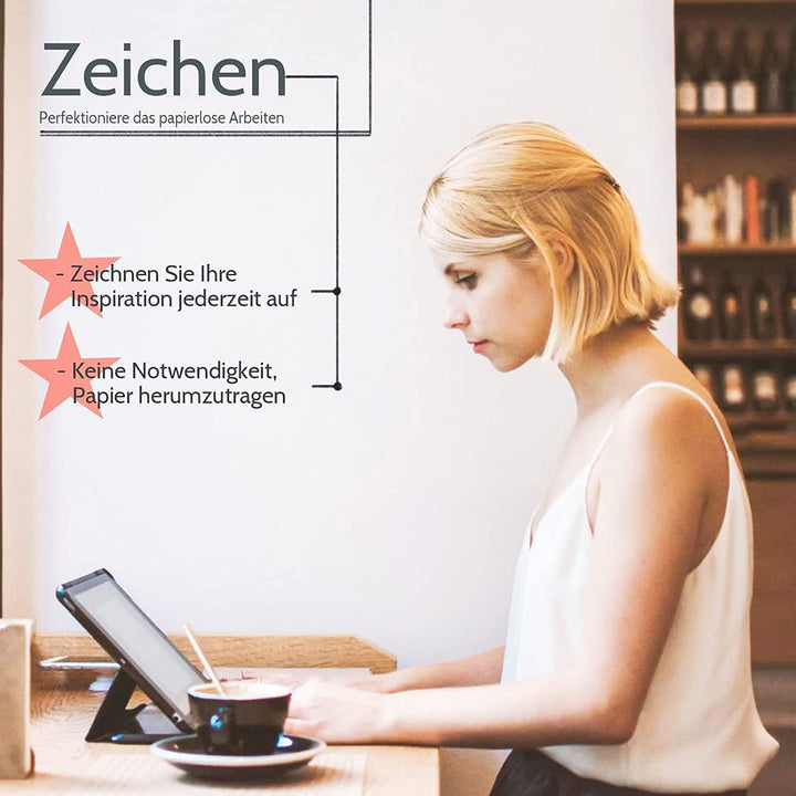 2 Stück Papier Schutzfolie für iPad 10. Generation 10,9 Zoll 2022, Matte Paper Folie Blendfreiem Dis