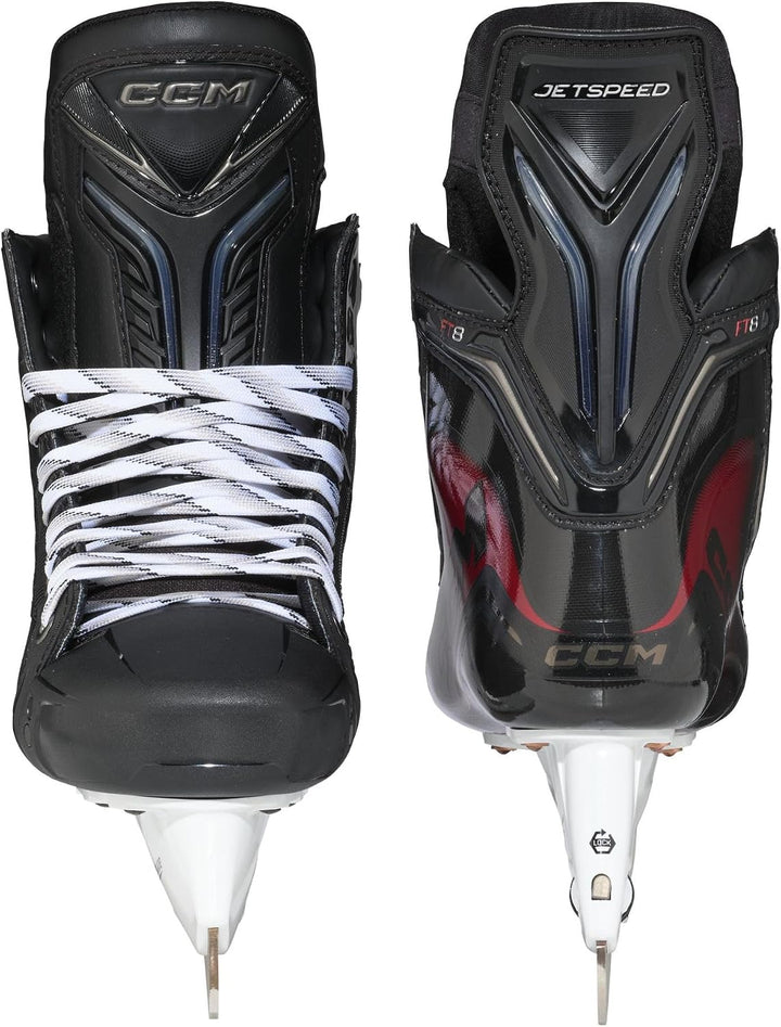 CCM Jetspeed FT8 Schlittschuhe Senior Wide High Profile 9.5 = 45, Wide High Profile 9.5 = 45