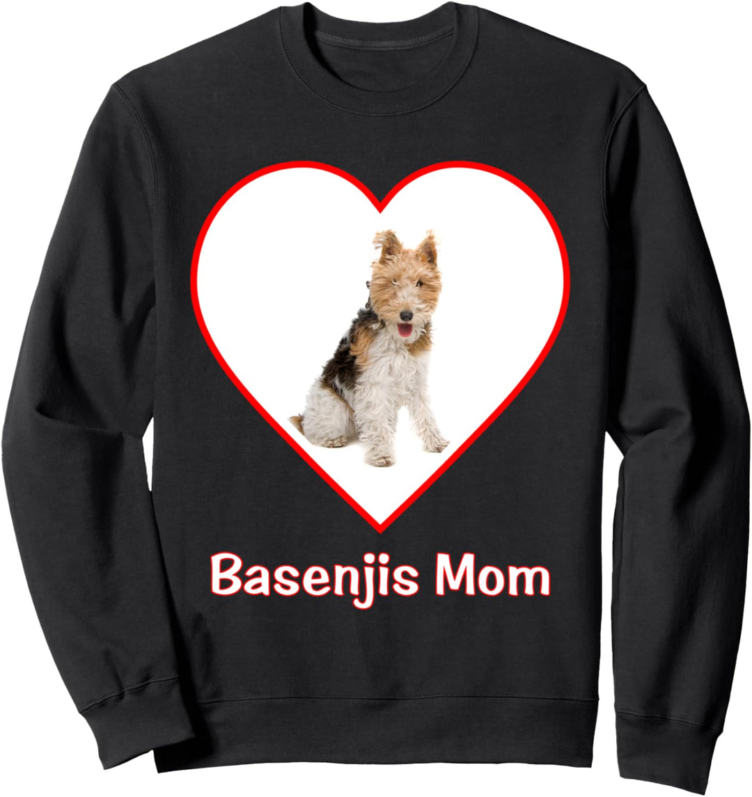 Basenjis Dog Mom Sweatshirt