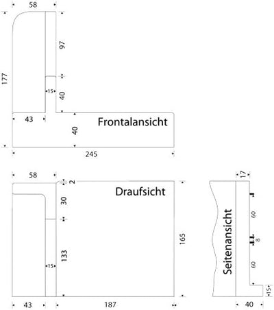 Ersatz-Schlitten für den E 120, E 20, SCALEA 5, SOLIDA 3 und SOLIDA 5 Allesschneider von Ritter