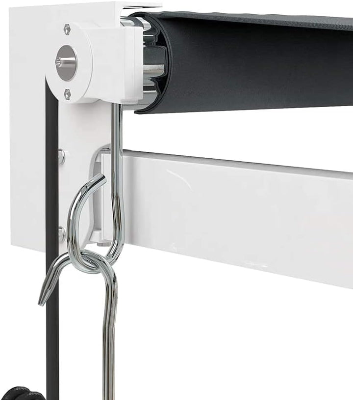 vidaXL Markise, Sonnenmarkise mit Kurbel Automatisch, Gelenkarmmarkise für Terrasse Balkon, Sonnensc