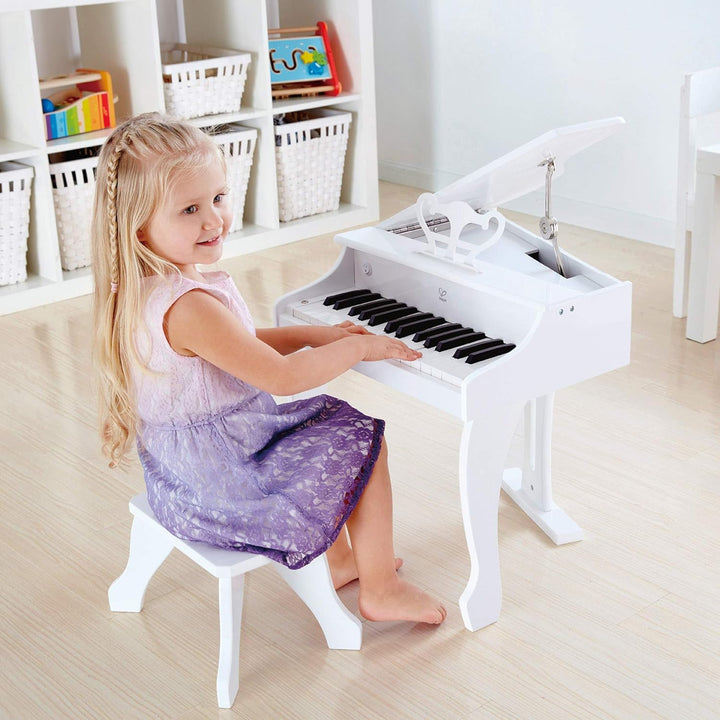 Hape Luxusflügel | Piano mit 30 Tasten, inklusive Stuhl, elektronisches Musik-Keyboard, ab 3 Jahren,