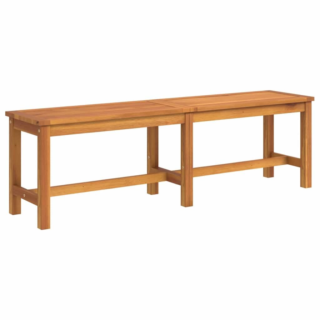 vidaXL Gartenbank 150x35x45 cm Massivholz Akazie 150 x 35 x 45 cm, 150 x 35 x 45 cm