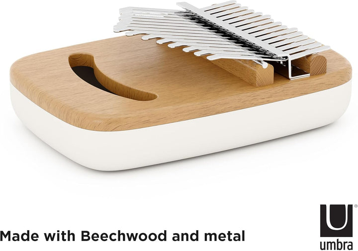 Umbra Strumba Kalimba Daumenklavier mit 15 Tasten, tragbares Fingerklavier, Dekoratives Musikinstrum