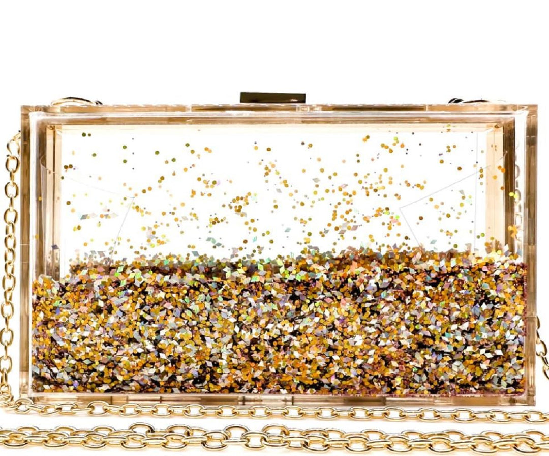 JeVenis Transparente Abendtaschen Transparente Kupplung Klarer Geldbeutel Clear Clutch Acryl Durchsi