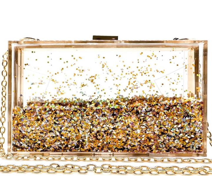 JeVenis Transparente Abendtaschen Transparente Kupplung Klarer Geldbeutel Clear Clutch Acryl Durchsi