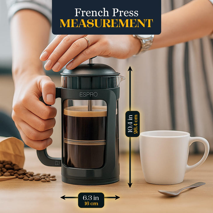 ESPRO® French Press P3 mit Kaffeefilter, 1 Liter, 32 Unzen