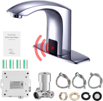 Gangang Infrarot Sensor Bad Wasserhahn Niederdruck Automatischer Wasserhähne aus Hochwertigem Massiv